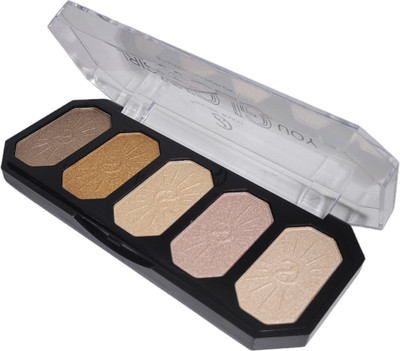 maliao CS You Glow Girl 5 Colors Highlighter Palette02 Highlighter(Multicolor)