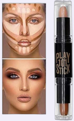Sarbeau Waterproof Makeup Stick 2 IN 1 Contour And Highlighter_C_037 Highlighter(Brown)