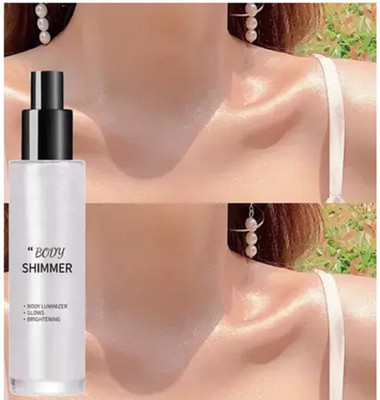 AFARAXIA Body Glow Spray with Shimmer Illuminating Bronzing Spray Highlighter(gold)