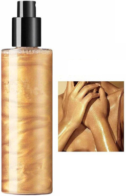 WOONGMI Liquid shiny Golden Highlighter Spray Highlighter(Golden)