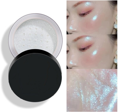 MYEONG White Glitter Makeup For Instant Bright Look illuminating Glow  Highlighter(WHITE)