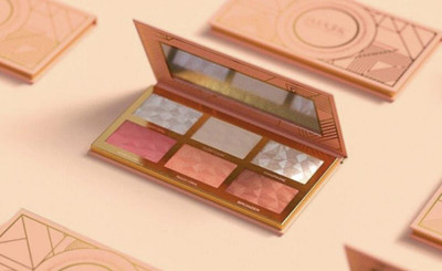 feelhigh New 6-color Hybrid HIGHLIGHT,BLUSH AND CONTOUR PALETTE Highlighter(MULTICOLOUR)