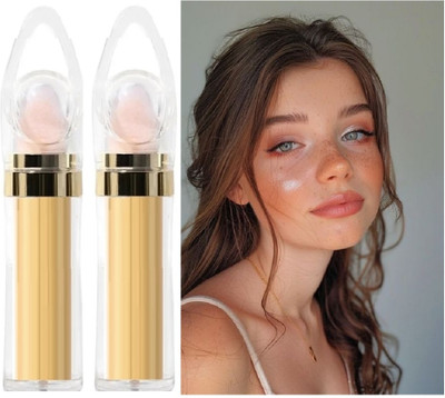 EVERERIN Pigmented Shimmer gold powder Highlighter pack of 2 Highlighter(gold)