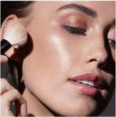 ADJD GOLD SHIMMER HIGHLIGHTER LOOSE POWDER WITH TRANSPARENT GLUE(2 Items in the set)