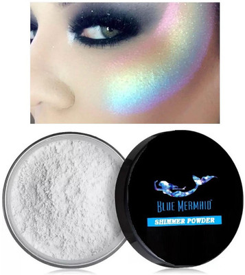 BLUEMERMAID COLOR BLUE SHIMMER HIGHLIGHTER POWDER Highlighter(BLUE)