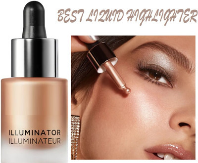 NADJA Liquid Highlighter For Face Makeup Highlighter(GOLD)