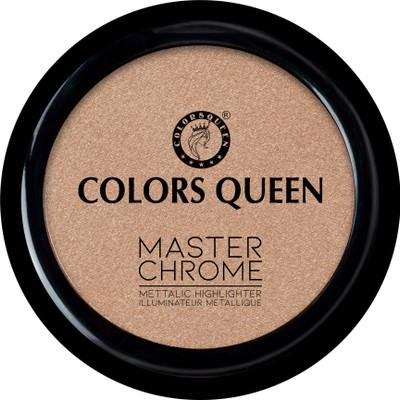 COLORS QUEEN Master Chrome Long Lasting Illuminating Highlighter with Metallic Finish Highlighter(05 - High Standards)