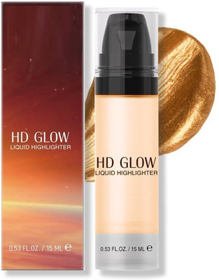 luzimaisa Professional Liquid Illumination Soft Natural Glow Liquid Gold  Highlighter(Gold)
