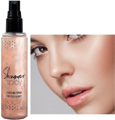 THTC Face Body Shimmer Glow Illuminator for Women Highlighter spray Highlighter(copper)