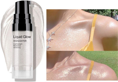WOONGMI Illuminator Liquid Highlighting Drops for a Radiant Glow Highlighter(SILVER)