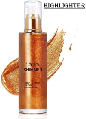 DARYUE Shimmer Finish, Face & Body Highlighter, Highlighter With Radiance Finish Highlighter(Rose Gold)