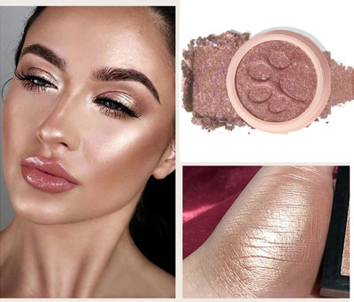 Latixmat Highly-pigmented Highlighter with Ultra-pearly Finish and Easy-to-blend Highlighter(Rose Gold)