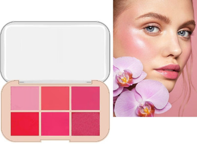 AFARAXIA New Highlighter and Blush Palette for shiny makuep look Highlighter(Muliti color)
