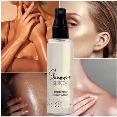 AFARAXIA Shimmering Body Moisturizing and Glow For Face & Body Highlighter(silver)