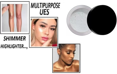 OLETSUN Professional Shine highlighter white color  Highlighter(Silver)