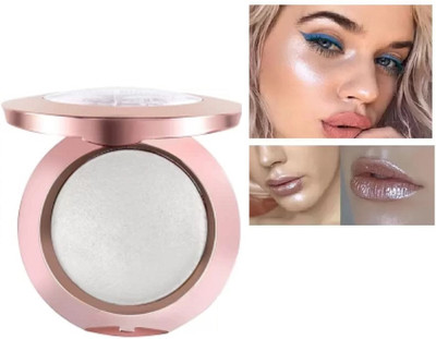 AFARAXIA New Professional Water Proof Blusher &  Highlighter(Shimmer silver)