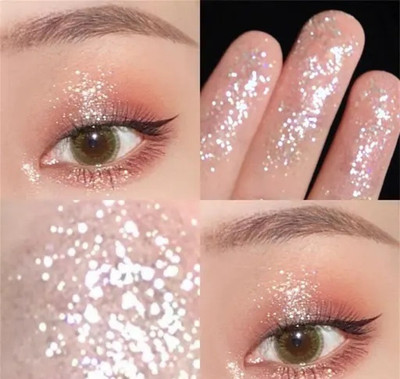 GABBU Silver highlighter powder for face makuep Highlighter(silver)