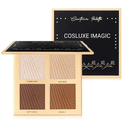 COSLUXE IMAGIC Contour Palette 30.8g, 4 COLOR CONTOUR POWDER PALETTE Highlighter(MULTI COLOR)