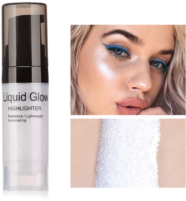 manasona Glow Liquid Highlighter For Face Makeup Illuminating Highlighter(SILVER)
