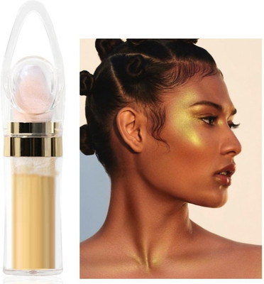 GFSU - GO FOR SOMETHING UNIQUE Smooth Sparkle Loose Powder for Face Eyes Lips Hair  Highlighter(golden)