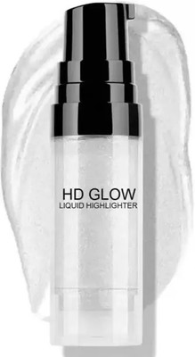 THTC New Illuminator Face Glowing Shiny Highlight Make For Professional Look Highlighter(silver)