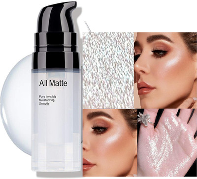 WOONGMI Liquid Illuminator Silver Highlighter Ultra Smooth Shine Waterproof  Highlighter(Silver)