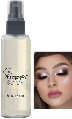 Latixmat Matte finish liquid spray silver color highlighter Highlighter(silver)