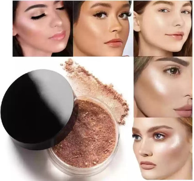 LILLYAMOR HD Highlighter Shimmer and Shine Ultra-Smooth Radiant Illuminator For Face Highlighter(GOLDEN)