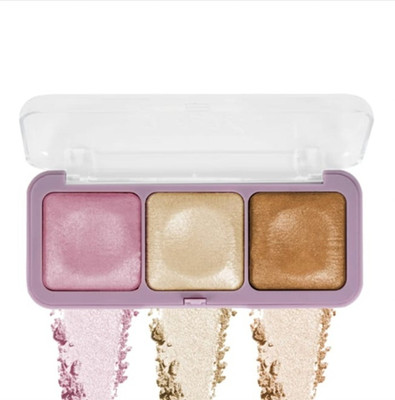 DARVING 3 Shade illuminating and Blusher Palette  Highlighter(MULTI COLOR)