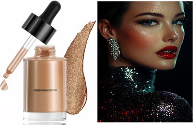 EVERERIN High Shine And Waterproof Illuminating Highlighter Makeup  Highlighter(Rose gold)