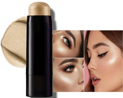 YAWI Illuminator Highlighter Contouring Stick Waterproof Long-lasting Highlighte Highlighter(GOLD)