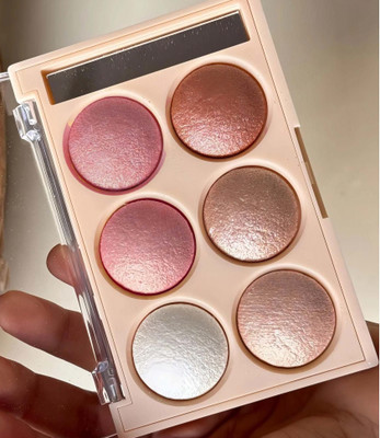 EVERERIN Highlighter Highlight Shimmering Powder,Waterproof Long Lasting Highlighter(MULTISHADES)