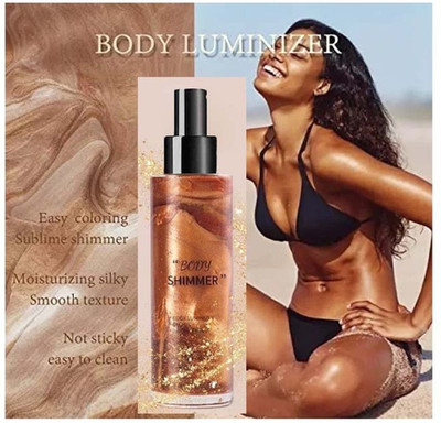 THTC Luminizer, Bronze Highlighter All In One Makeup Illuminator Highlighter(Bright Bronze)