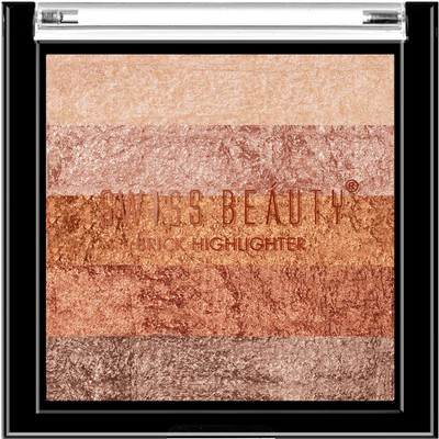 SWISS BEAUTY Brick Highlighter Ultra blendable Highlighter(01)