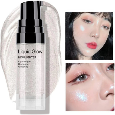 luzimaisa Highlighter water proof and long lasting Highlighter(silver)