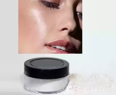 LILLYAMOR Soft Makeup Loose Shimmer Powder Loose Face Set of 1(SILVER)