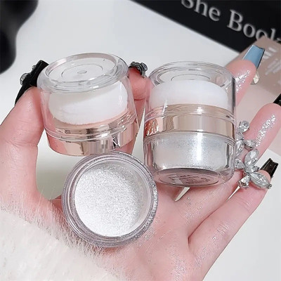 GULGLOW99 Korean Multi Purpose shimmery Strobe Powder Body glitter powder Highlighter(SILVER)