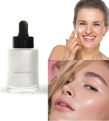HUZURLU Liquid Highlighter white for all skin type Highlighter(white)