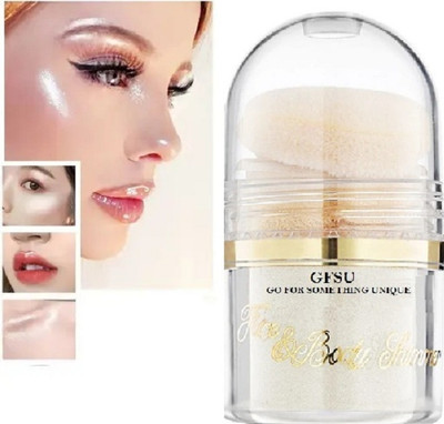 GFSU - GO FOR SOMETHING UNIQUE Best Pigment Powder For Eyeshadow And Nail Art Highlighter(Silver)