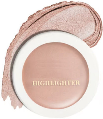 Jiwoo Cream Bronzer and Highlighter Stick, Creamy Texture Highlighting Highlighter(PEACHEY PINK)