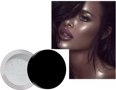 Amaryllis Professional Make Up Face Brightner Silver Shimmer Powder  Highlighter(Silver)