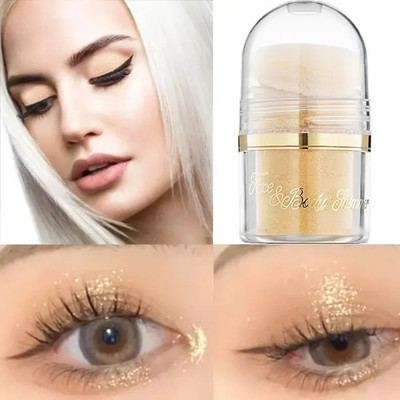 GFSU Highly Pigmented Highlighter Luminous Finish Golden Powder  Highlighter(gold)