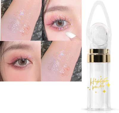 KAIASHA Highlighter Powder stick for shimmer makeup look  Highlighter(SILVER)