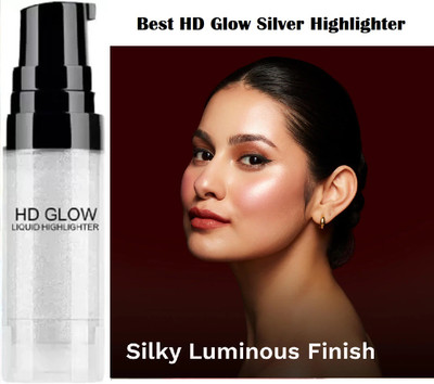 HUZURLU Natural Glow Bronzing Enhancer Highlighter(SILVER)