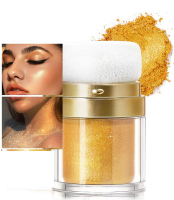 ADJD New Shimmer Finish Silver Highlighter for girl and women Highlighter(GOLD)
