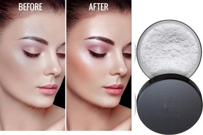 BLUEMERMAID Highlighter Eye Loose Powder Glitter Makeup Highlighter (SILVER) Highlighter(SILVER)