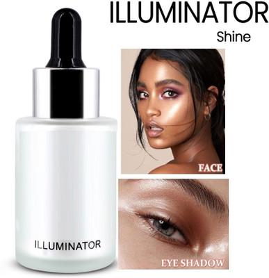 NADJA Best Liquid Highlighter Makeup Shimmer and Shine Ultra-Smooth Illuminator Highlighter(white)