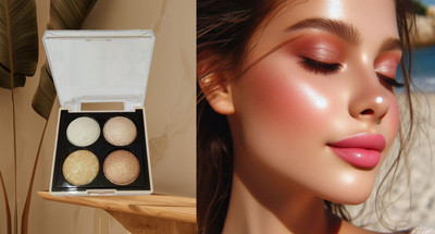 GABBU Lightweight & Long Lasting Multicolour Blusher highlighter Palette Highlighter(multi)