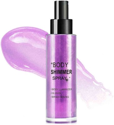 THTC Shiny Spray Glitter Effect Purple Highlighter(Dreamy Purple)