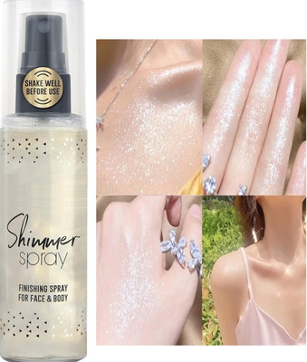GABBU Best long lasting hd shine liquid highlihgter Highlighter(silver)